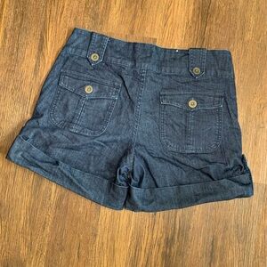 Lolo Denim Design Cargo Style Denim Shorts